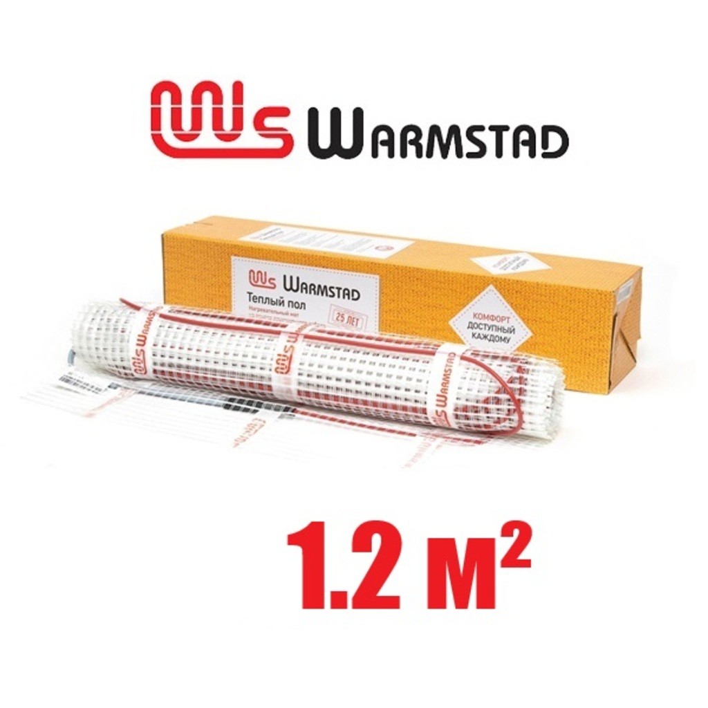 Нагревательный мат Warmstad WSM 175 Вт/1,20 кв.м