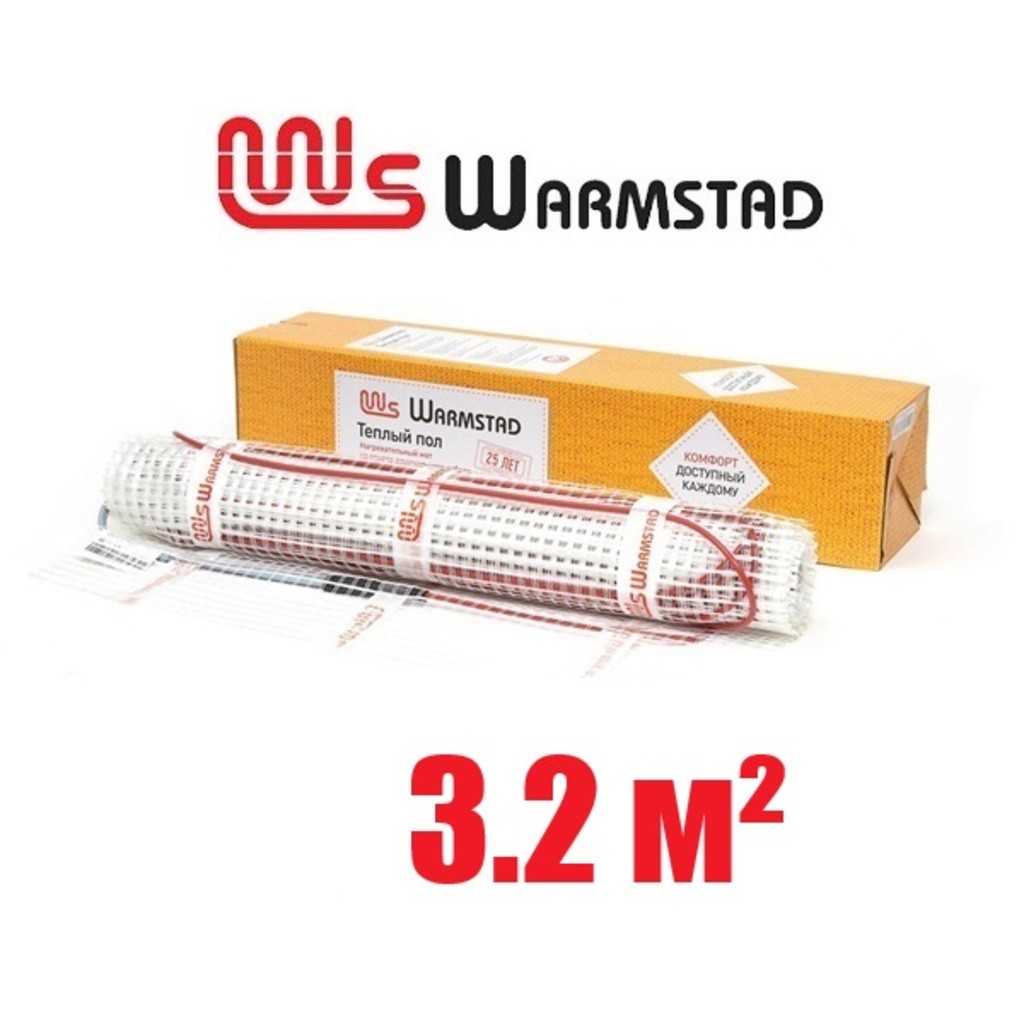 Нагревательный мат Warmstad WSM 485 Вт/3,20 кв.м