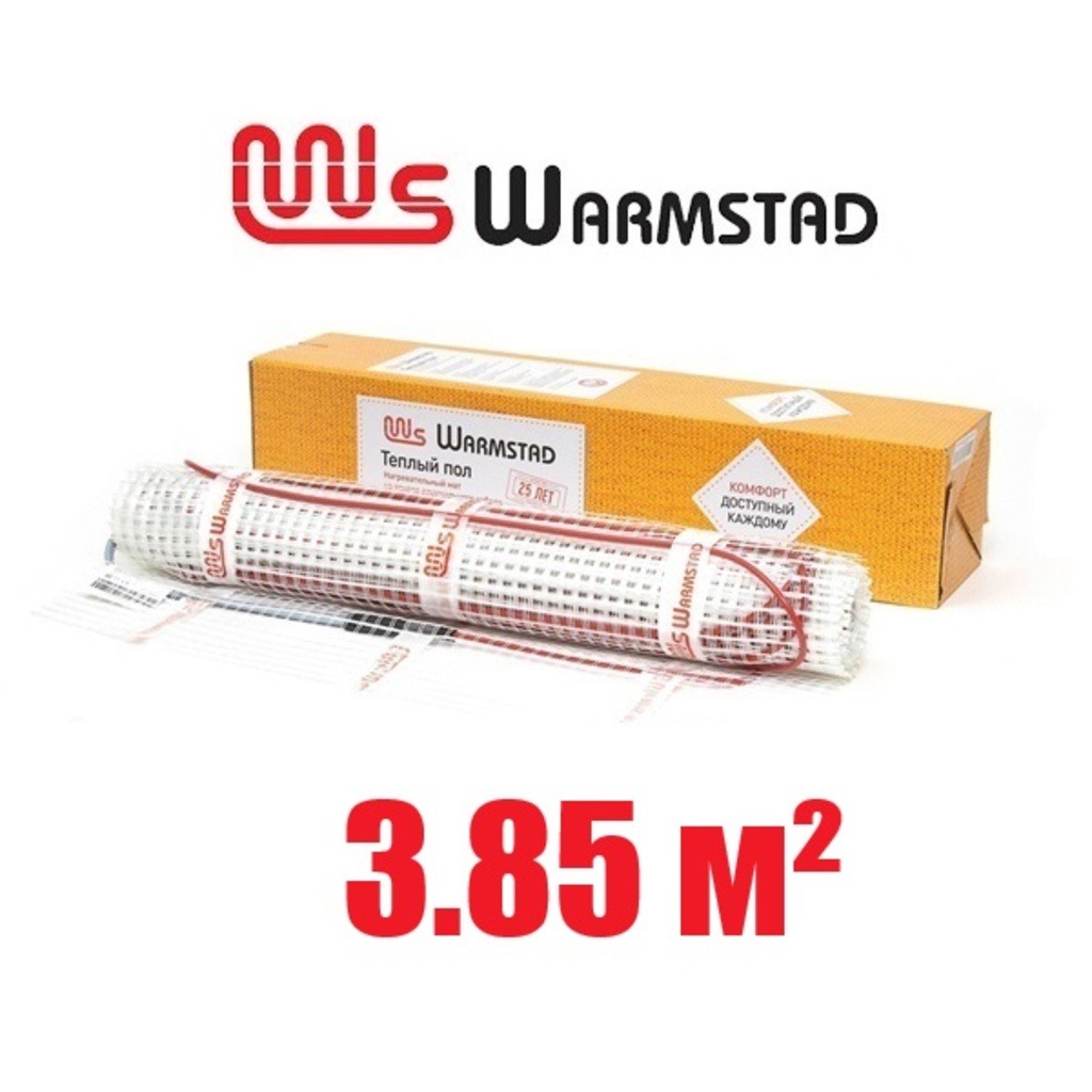 Нагревательный мат Warmstad WSM 580 Вт/3,85 кв.м