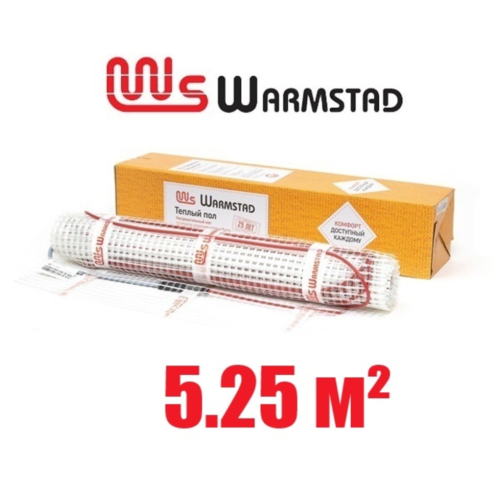 Нагревательный мат Warmstad WSM 790 Вт/5,25 кв.м