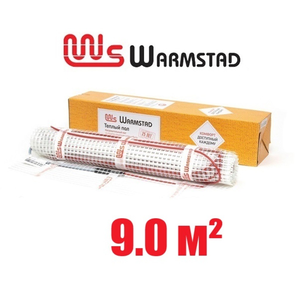 Нагревательный мат Warmstad WSM 1360 Вт/9,00 кв.м