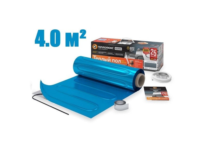 Нагревательный мат "Теплолюкс" Alumia 600 Вт/4,0 кв.м