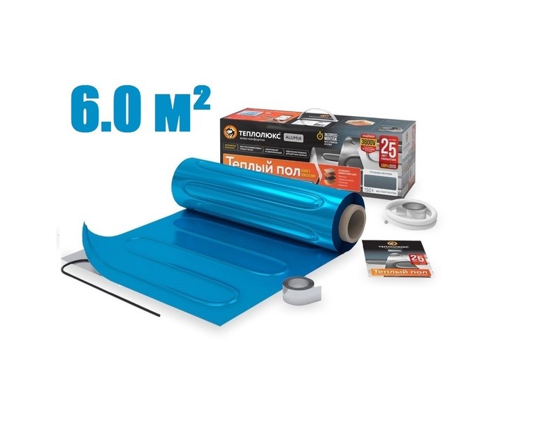 Нагревательный мат "Теплолюкс" Alumia 900 Вт/6,0 кв.м