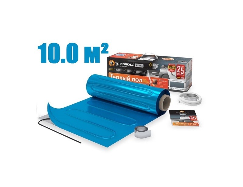 Нагревательный мат "Теплолюкс" Alumia 1500 Вт/10,0 кв.м