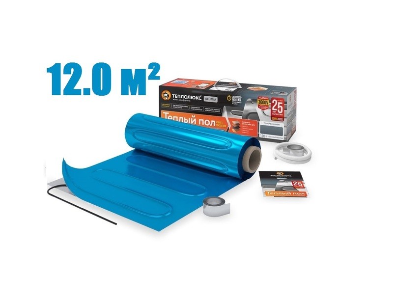 Нагревательный мат "Теплолюкс" Alumia 1800 Вт/12,0 кв.м