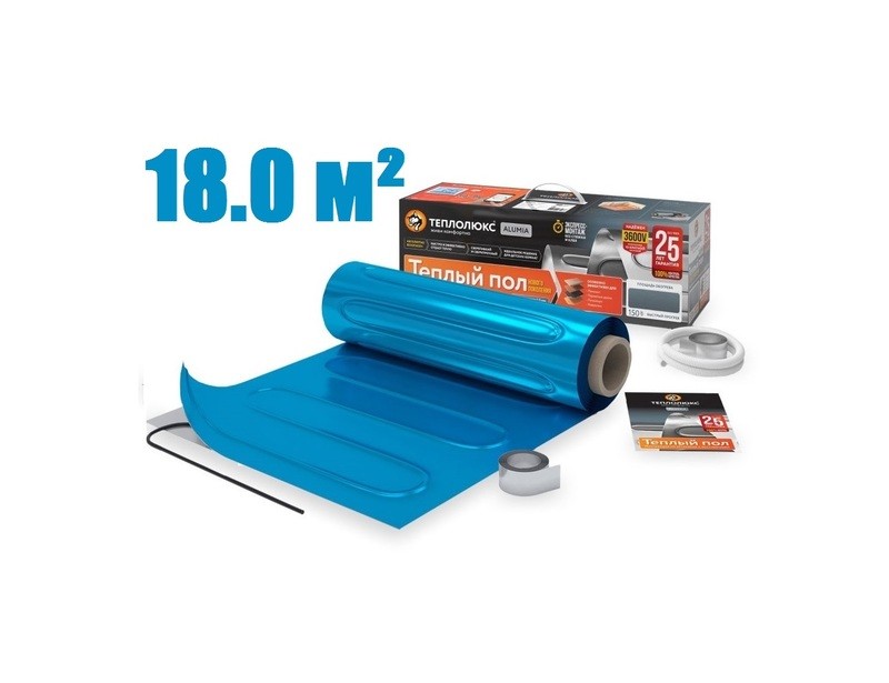 Нагревательный мат "Теплолюкс" Alumia 2700 Вт/18,0 кв.м