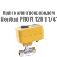 Кран с электроприводом Neptun PROFI 12В 1 1/4"