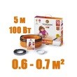 Нагревательный кабель "Теплолюкс" Tropix ТЛБЭ 5,0 м/100 Вт