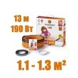 Нагревательный кабель "Теплолюкс" Tropix ТЛБЭ 13,0 м/190 Вт