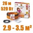 Нагревательный кабель "Теплолюкс" Tropix ТЛБЭ 26,0 м/520 Вт