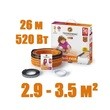 Нагревательный кабель "Теплолюкс" Tropix ТЛБЭ 26,0 м/520 Вт
