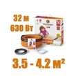 Нагревательный кабель "Теплолюкс" Tropix ТЛБЭ 32,0 м/630 Вт