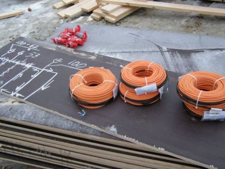 Кабель для прогрева бетона