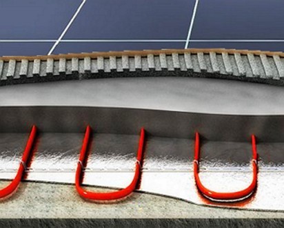 Теплый пол в бетонную стяжку